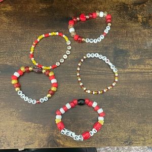 Travis and Taylor Kansas City friendship bracelets